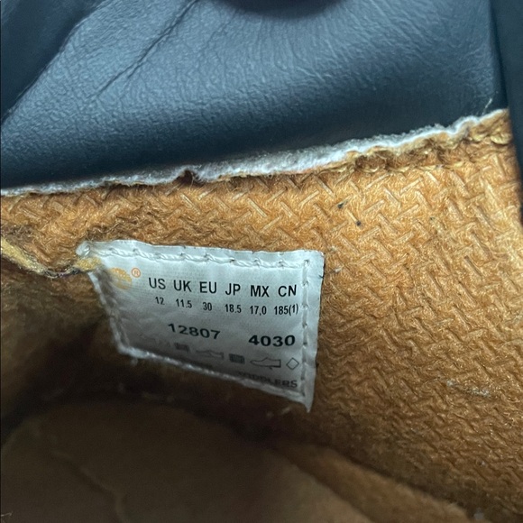 Toddler Girls Black Timberland Boots Size 12 - Picture 5 of 7